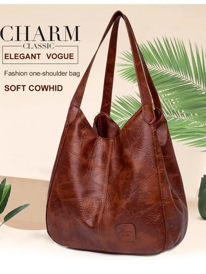 👜Bolso Tote de Cuero Suave Mujer 🔥