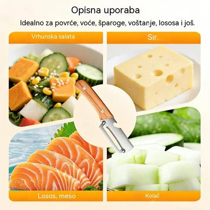 🔥【Kupite 1, dobijte 1 gratis】💥🔪Višenamjenska gulilica od nehrđajućeg čelika🧅