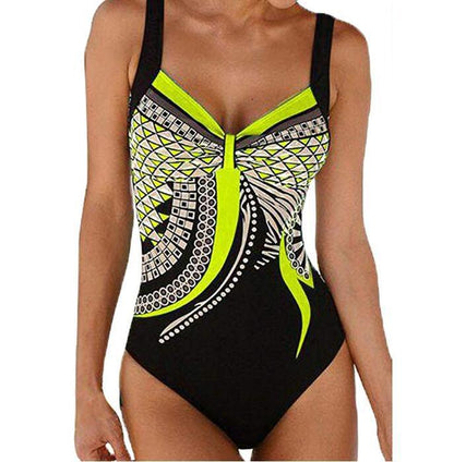 🩱Liquidación de temporada🏊‍♀️ Bañador retro nuevo 2026, estampado vintage, estilo bikini