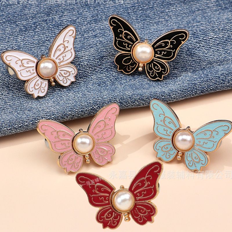 🌸🦋 Kupite 5, dobijte 5 gratis 🎁💜 Odvojiva kopča za remen u obliku leptira: Nije potreban alat, savršeno pristaje trapericama, suknjama i haljinama ✨👗💃