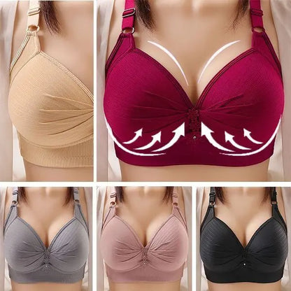 💥【50% popusta】【Pakiranje od 3 komada】Visokokvalitetni push-up grudnjak, bešavni dizajn, moderan i seksi, sprječava opuštanje