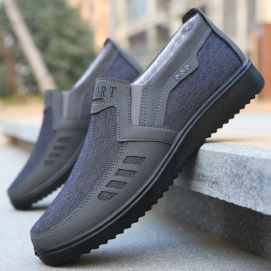 【39-47】2025 Zapatillas planas casuales transpirables para hombre Garantía de calidad cosida a mano.
