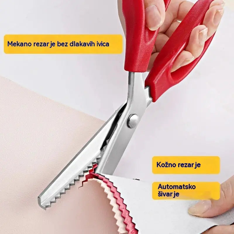 ✂️ Profesionalne škare za ružičasto rezanje – Oštre, škare za ružičasto rezanje