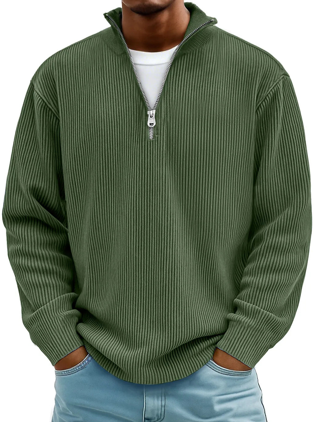🔥【S-5XL】Nueva sudadera de cuello alto para hombre, llegada primavera 2026