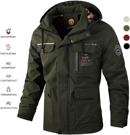 🎆【M-6XL】Nova moška topla jesensko-zimska jakna, odporna proti vetru in vodo