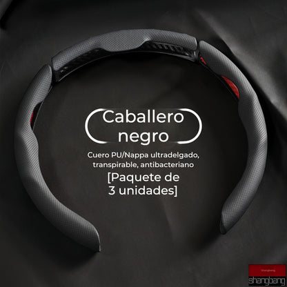 🚗Kožni volan za automobil, pogodan za sva godišnja doba, neklizajući, upija znoj i otporan na habanje.