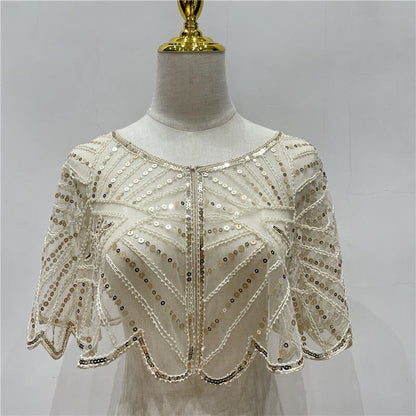 🔥Ofertă limitată în timp ⏰ Șal Vintage Lace Beaded