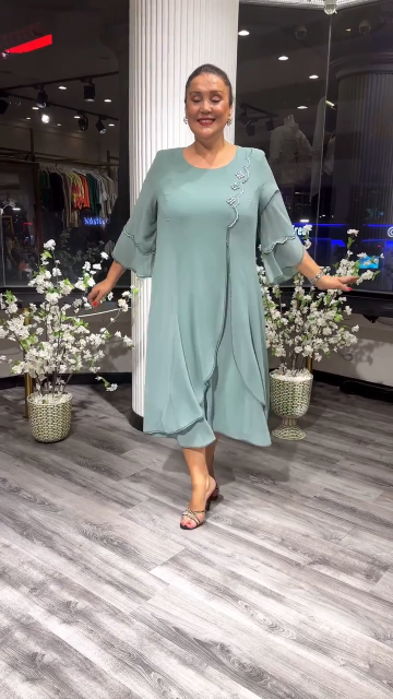 👗👗【Vremenski ograničena ponuda】【S-5XL】❤️2026 nova visokokvalitetna haljina od šifona