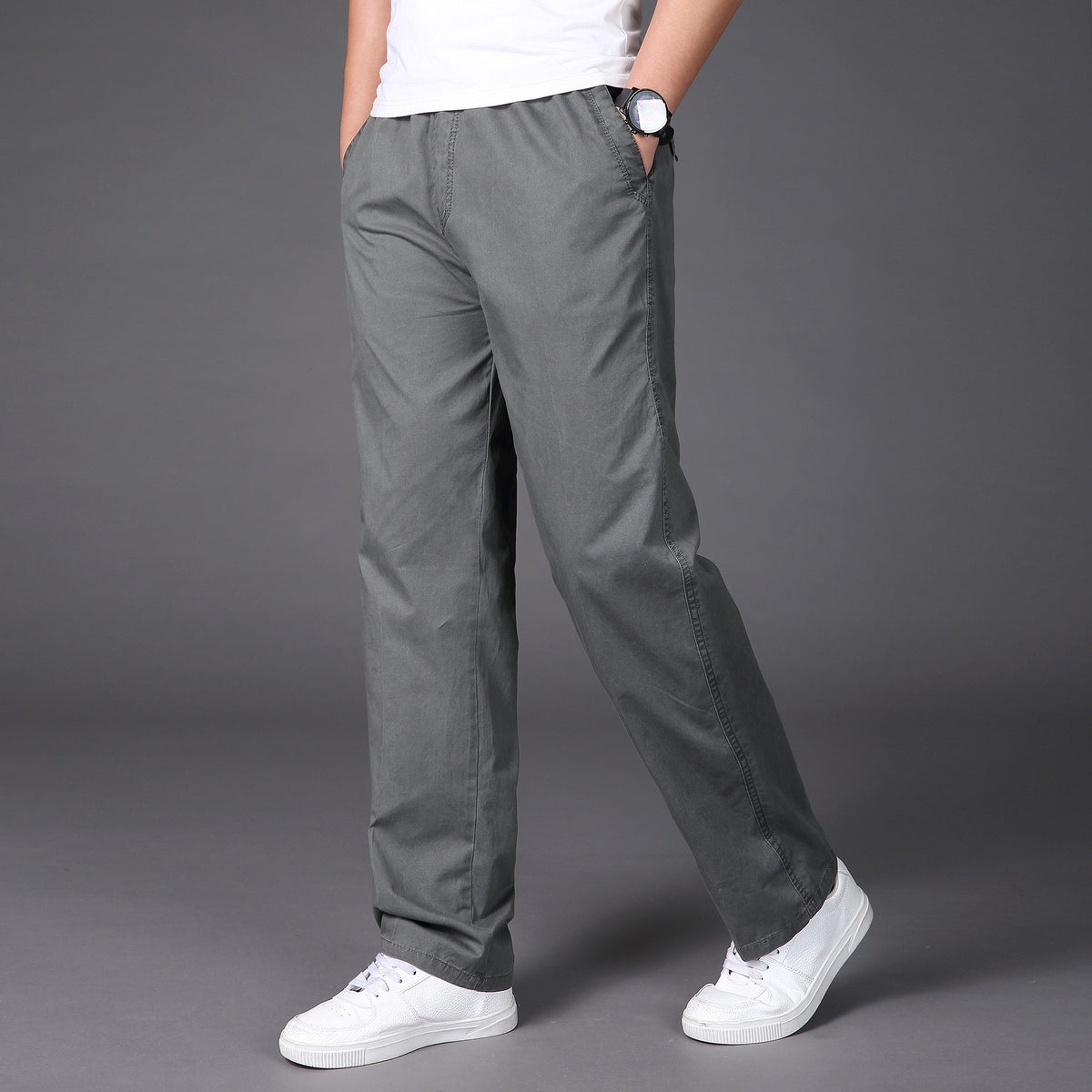 💥👖😍【50% popusta🔥】【S-6XL】 Ljetne muške hlače u velikim veličinama, šire i opuštene, s elastičnom trakom u struku