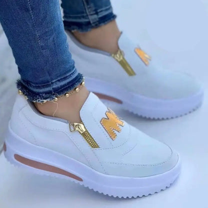 🔥【30% OFF】🔥【35-43】 2026 Dámska ležérna obuv so silnou podrážkou na zips