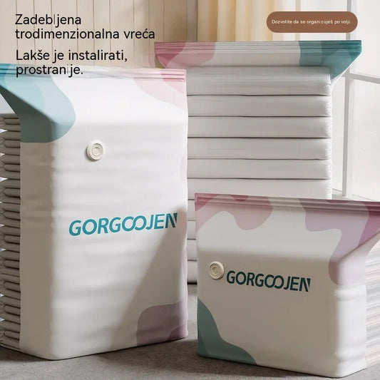 🧳 5 komada za 27 EUR 💨 Velika vakuumska torba za kompresiju: ne treba pumpu, nepropusna i štedi prostor u koferima i domu ✈️