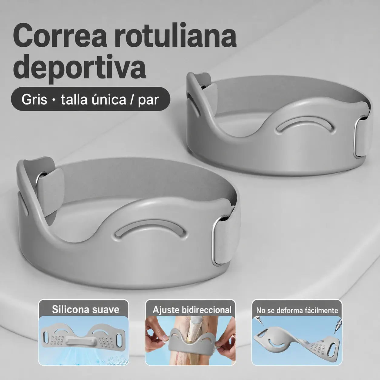 【Compra 1 par y llévate otro GRATIS】4 pares por 27 € 🩺 Rodillera deportiva – Sujeción cómoda para dar descanso a tus rodillas