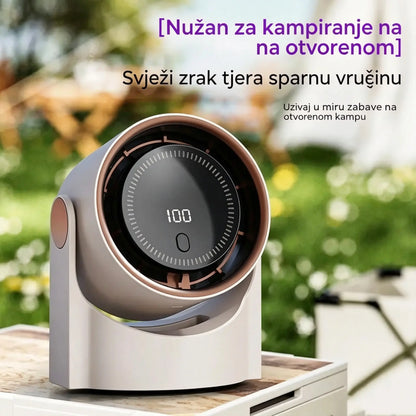 🧊🍃Novi stolni ventilator bez lopatica u obliku turbine (montaža na zid)