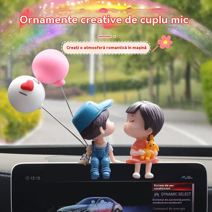 【Cumpără 1, primești 1 gratis】 Decorațiuni interioare auto pentru cupluri, ornamente auto, decorațiuni pentru biroul casei❤️❤️❤️