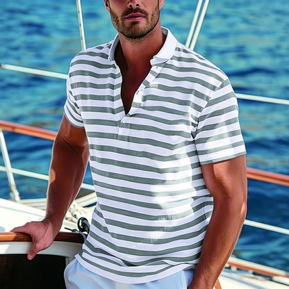 👕🔥【50% popusta】[S-7XL] Muška prugasta ljetna sportska polo majica