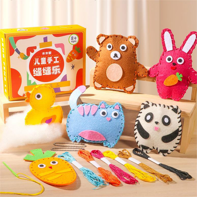🧵Zanimljiv DIY set za ručno šivanje za djecu