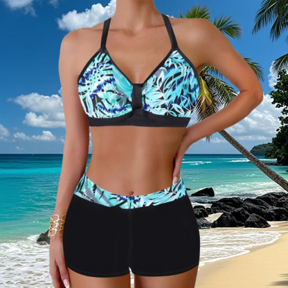 🏖️【S-5XL】Komplet kupaćih kostima s printom za odmor na plaži 2026, brzosušeće, udobne i prozračne👙