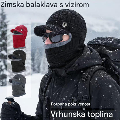 🔥 🧢💥Jednodijelna debela vunena kapa, otporna na vjetar, za vanjsku upotrebu.