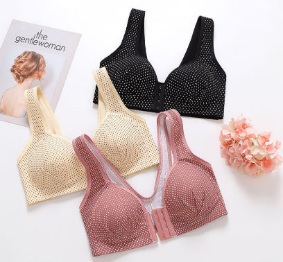 👙【Zestaw 3 sztuki】✨ Wysokiej jakości bezszwowy biustonosz push-up, 🌷modny, antypoślizgowy.