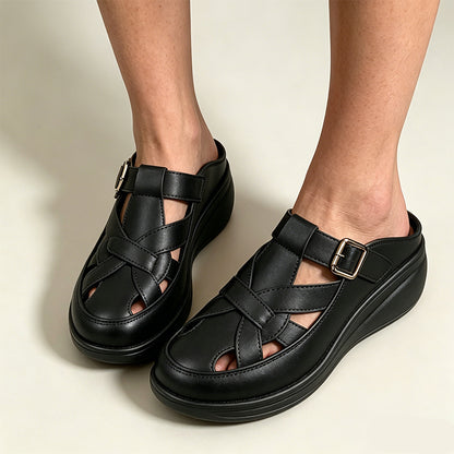 🔥【Veličine 36-41】Nove ljetne sandale s debelim potplatom, šupljeg izgleda, udobne i elegantne