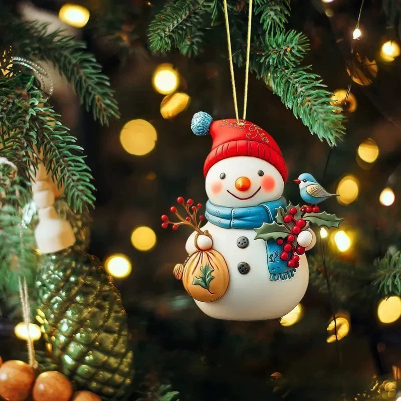 🎄🎅⛄Slatki božićni ukras u obliku snjegovića