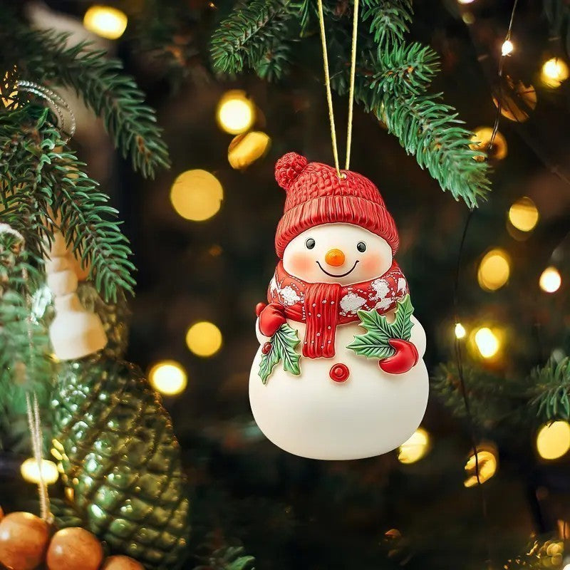 🎄🎅⛄Slatki božićni ukras u obliku snjegovića