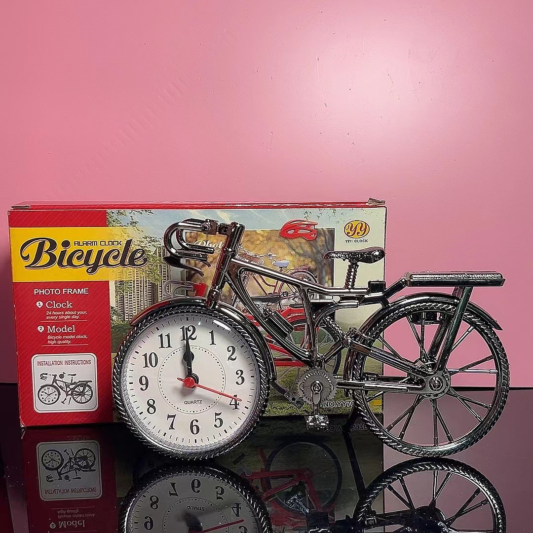🚲🕒Retro budilica za bicikl (baterija nije uključena) - vintage ukrasni komad za bicikl.