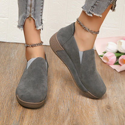 💟🔥【50% de descuento】Elegancia y comodidad en un solo zapato: ¡zapatos de plataforma de cuero para mujer para uso diario