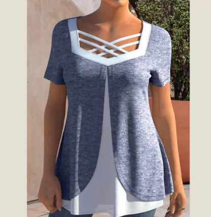 【S-5XL】Majica s printom za ljetne plus veličine