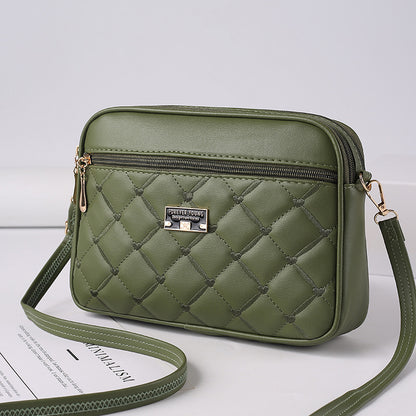 🥰Promocja ograniczona czasowo -40%!  modna pikowana listonoszka z miękkiej skóry licowej