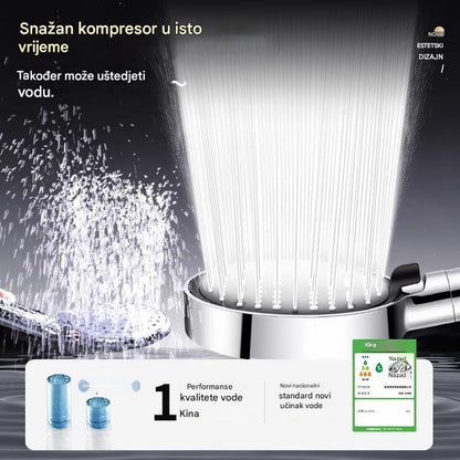 💦🚿 Visokotlačna tuš glava sa 6 funkcija Tuš glava za kupaonicu s bojlerom