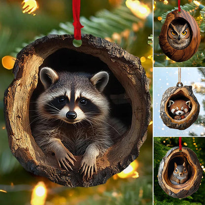 【1 sada 10 ks】🎄Vianočná ozdoba na stromček so zvieratkami. Malé zvieratká.