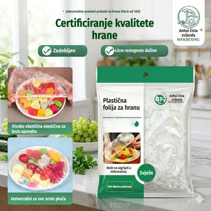 ⏳50% popusta🔥Što više kupujete, više štedite🎁Jednokratne rastezljive navlake za hranu, prikladne za zdjele i tanjure