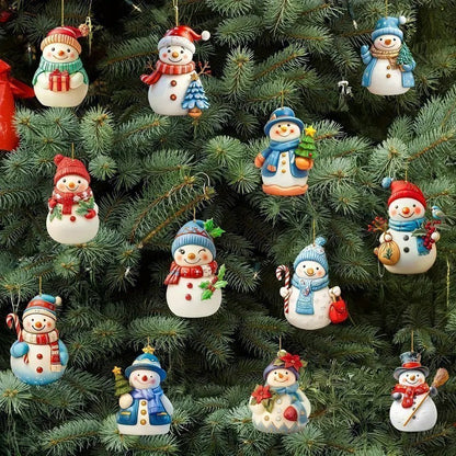 🎄🎅⛄Slatki božićni ukras u obliku snjegovića