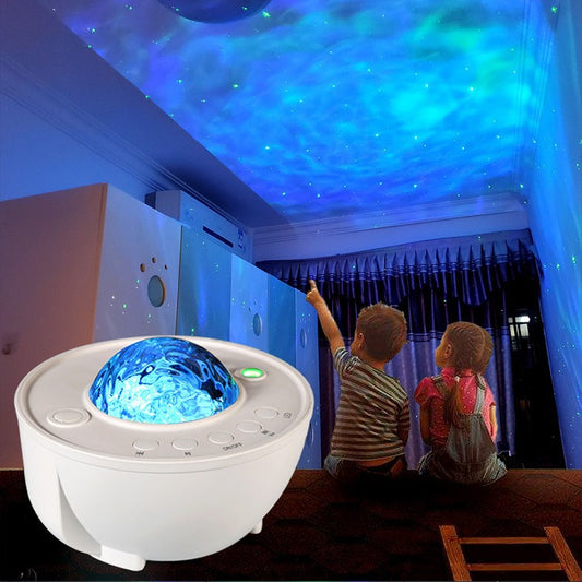 🎁✨Lampa projekcyjna z rozgwieżdżonym niebem, obrotowa lampa do wnętrz z rozgwieżdżonym niebem