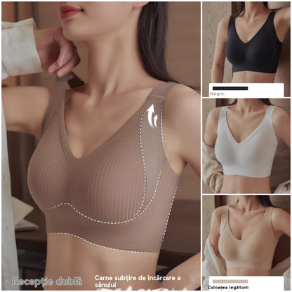 🔥🏆【1 set od 4 komada】【M-3XL】2026 ženski bešavni grudnjak bez žica ❤️uper antibakterijski, udoban i brzo se suši-H