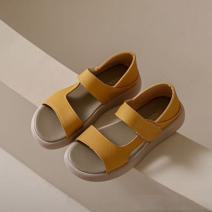 🔥💕【Ograniczona ilość】【35-43】2025 Letnie sandały damskie retro, wykonane z miękkiej skóry z miękką podeszwą