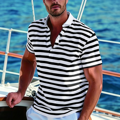 👕🔥【50% popusta】[S-7XL] Muška prugasta ljetna sportska polo majica