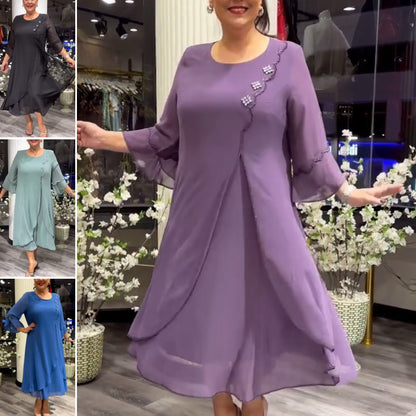 👗👗【Vremenski ograničena ponuda】【S-5XL】❤️2026 nova visokokvalitetna haljina od šifona