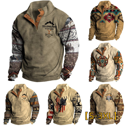 ✨📢Vremenski ograničena ponuda-45%OFF😍2025 Nova modna muška majica s kapuljačom s 3D printom【S-3XL】