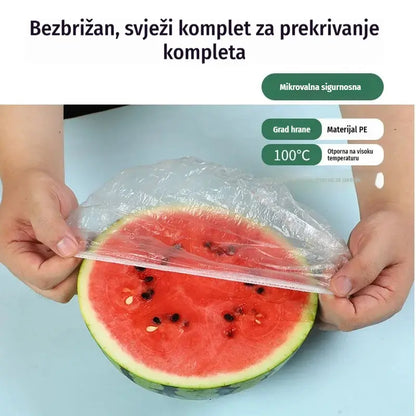 ⏳50% popusta🔥Što više kupujete, više štedite🎁Jednokratne rastezljive navlake za hranu, prikladne za zdjele i tanjure