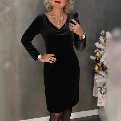 ✨ Baršunasta haljina 2026 | Dugi rukavi | Seksi i elegantan stil ✨