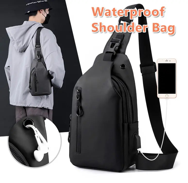 😎【Veliki kapacitet】👜 Muška torba za rame, lagana i moderna