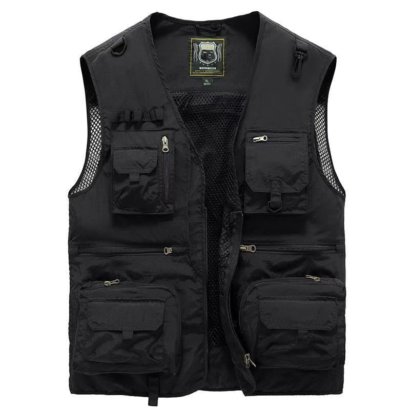 🌴🎣【S-5XL】2025 Nova proljetno-ljetna kolekcija Vanjski radni/prsluk za ribolov, prozračan, izdržljiv, s više džepova – unisex