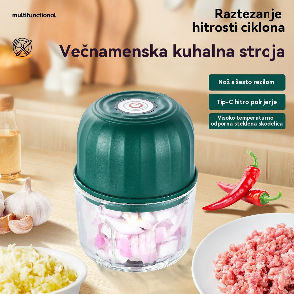 🔥 🔥【Kupite 1, dobite 1 gratis】🧄Električni sekalnik česna, mini prenosni sekalnik zelenjave