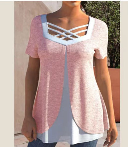 【S-5XL】Majica s printom za ljetne plus veličine