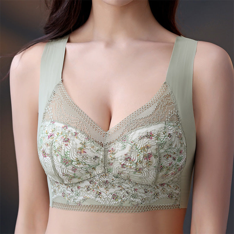 👙50% popusta💕pak od 3 komada plus size grudnjaka od ledene svile, prozračnih i podesivih [40 kg-100 kg]