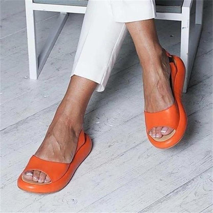 🔥【35-43】 Sandale ortopedice confortabile pentru femei pe platformă-