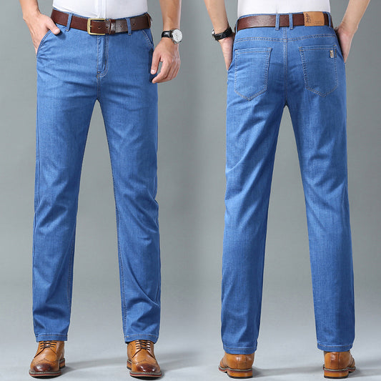 🔥🔥 【60-110KG】👖👖 Blugi pentru bărbați, simpli, casual, versatili, de mărime mare