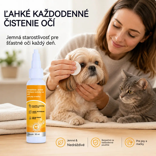 【Kúp 1, získaj 1 zadarmo】🐱🐶Jemné vyživujúce kvapky na odstraňovanie škvŕn z očí domácich zvierat